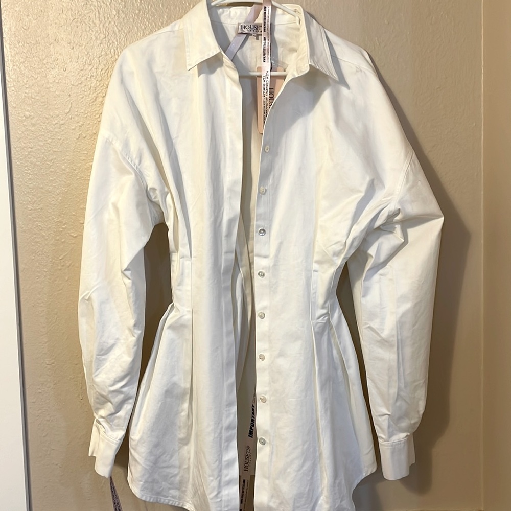 House of CB long sleeve button down shirt